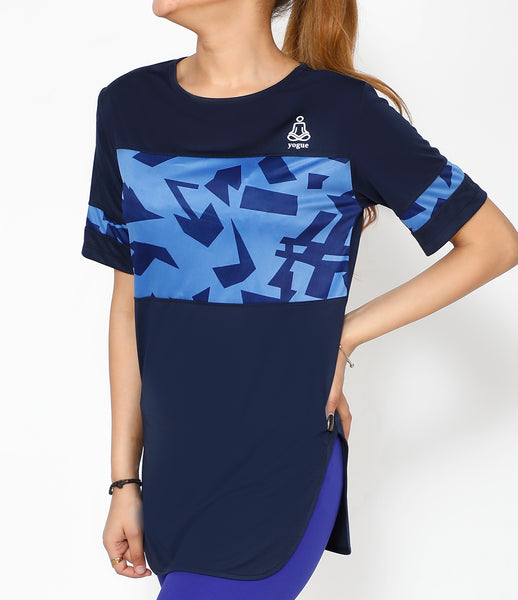 Navy Robin Long T-Shirt