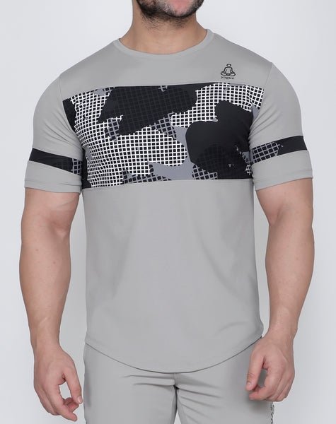 Light Grey SquareMesh T-Shirt