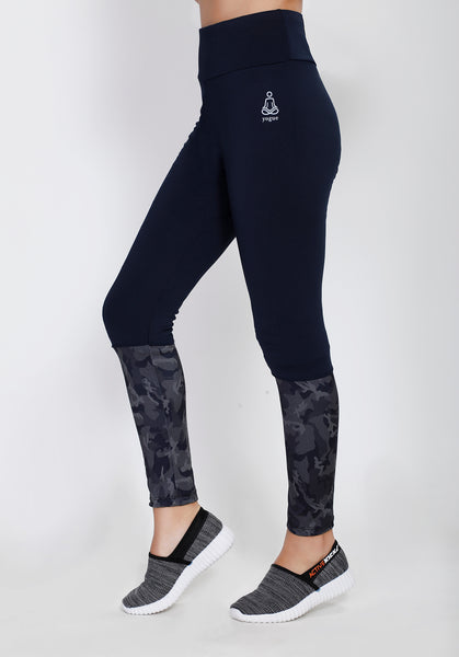 Navy Camo 2Tone Tights