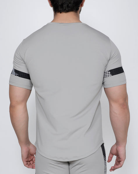 Light Grey SquareMesh T-Shirt