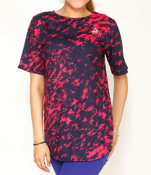 Pink Spectre Cotton Longline T-shirt