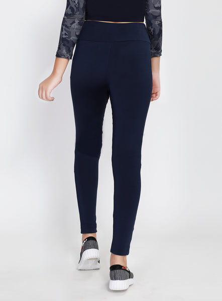 Navy Camofront Tights