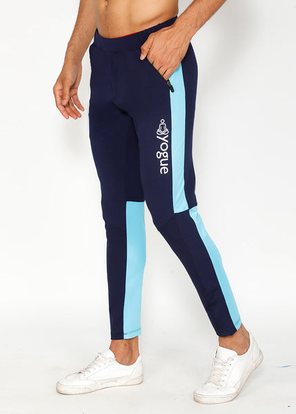 Mineral Blue Slim-Fit Trackpants