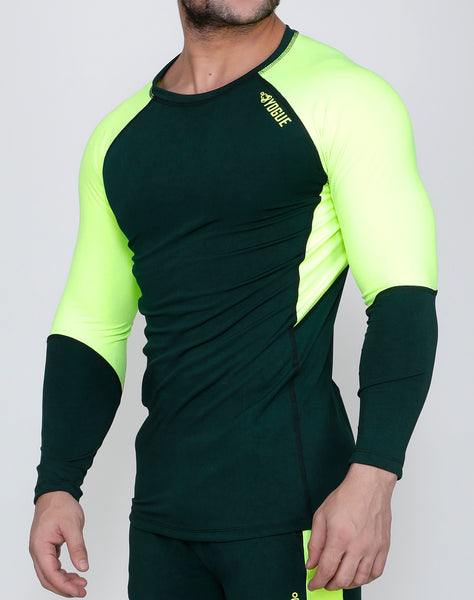 Neon Green Full Sleeve Compression
