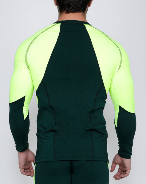 Neon Green Full Sleeve Compression