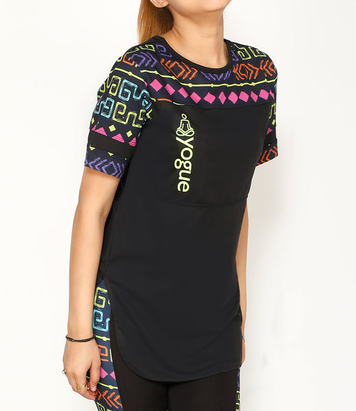 Subsahara Black Long T-Shirt