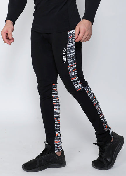 Fierce Black Slim-Fit Trackpants