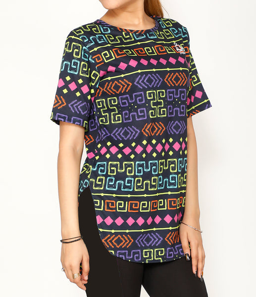 Subsahara Cotton Longline T-shirt