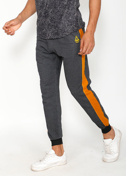 Black Amber Terry Joggers