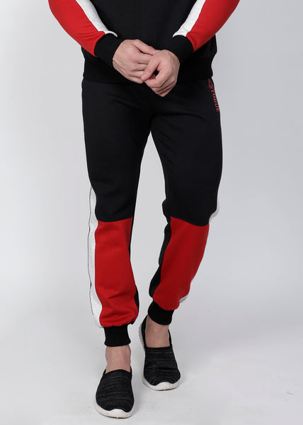 Black & Red Thermal Joggers