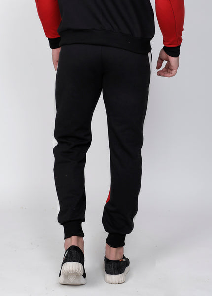 Black & Red Thermal Joggers