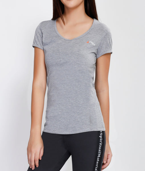 Light Grey Minimal Cotton T-Shirt