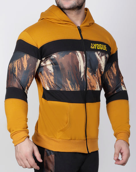 Mustard & Black Thermal Jacket