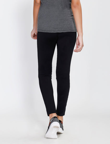 Black Grey Abstract Tights