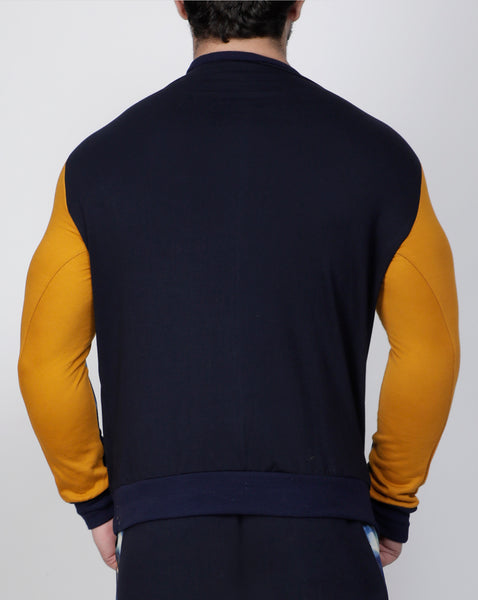 Navy Sunshine Crew-Neck Tracksuit