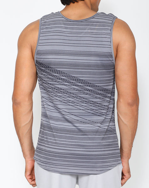 Grey Interweave Tank