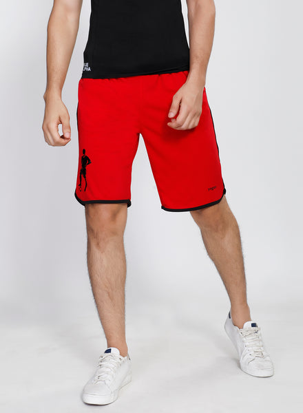 Red Football Shorts