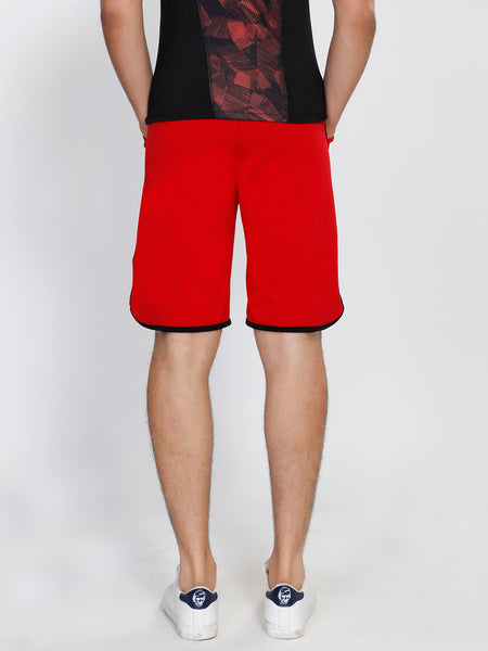 Red Football Shorts