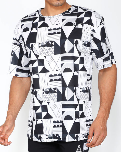 Post-Modern B&W OverSize T-Shirt