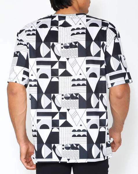 Post-Modern B&W OverSize T-Shirt