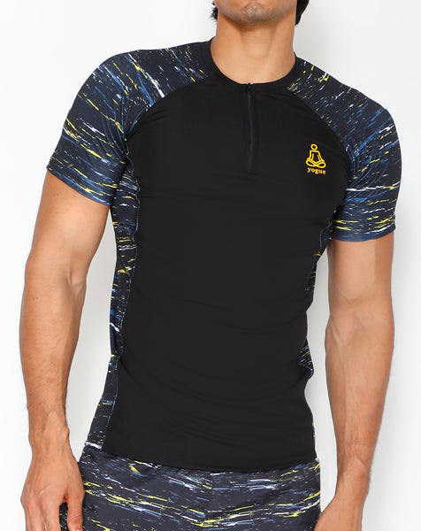 Atlantic Black Compression T-Shirt