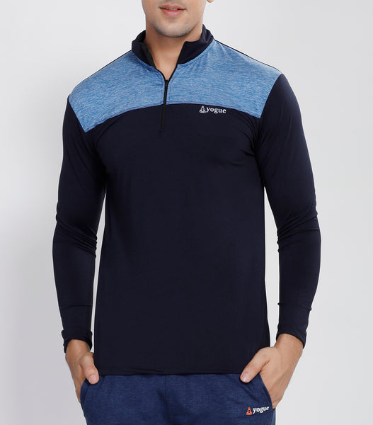 Navy Sky Half Zipper