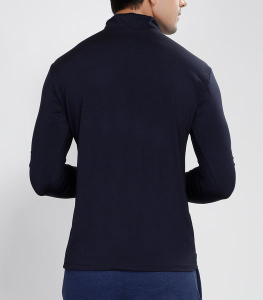 Navy Sky Half Zipper