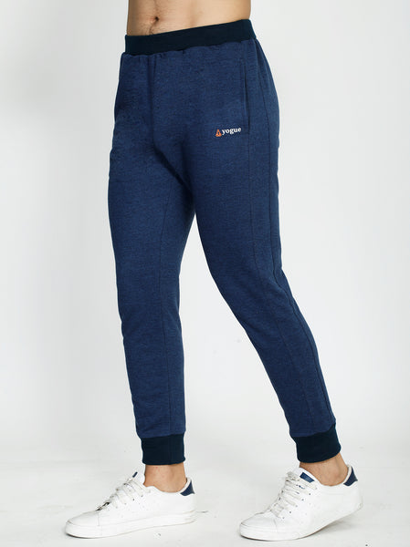 Blue Texture French Terry Joggers