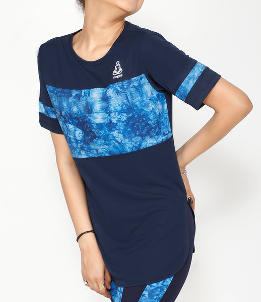 Copper Navy Long T-Shirt