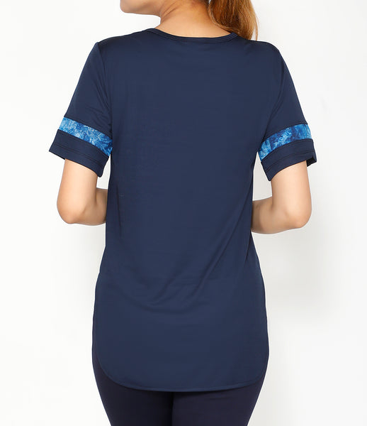 Copper Navy Long T-Shirt