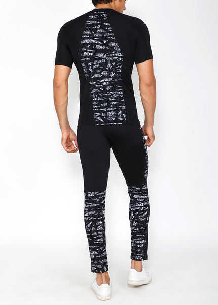 B&W Strokes Slim-Fit Trackpants