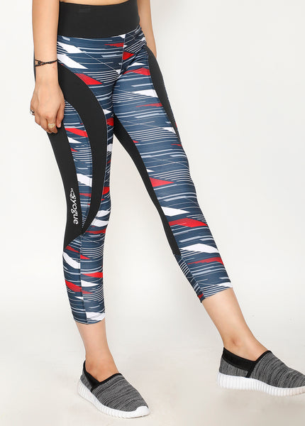 Velocity Grey 7/8th Tights