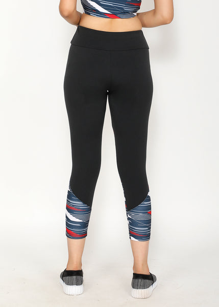 Velocity Grey 7/8th Tights