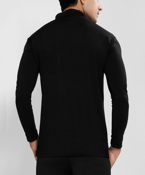 Black Camo Half Zipper