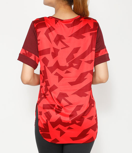 Fiery Red Long T-Shirt