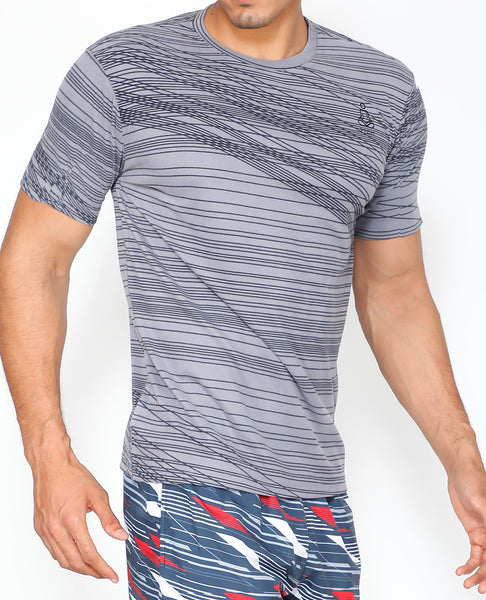 Grey Interweave Roundneck T-Shirt