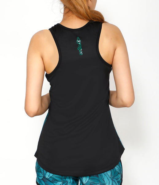 Tropical Green Cotton Tank