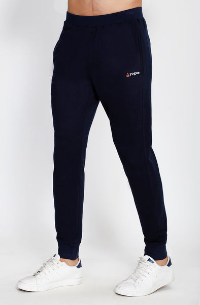 Solid Navy French Terry Joggers