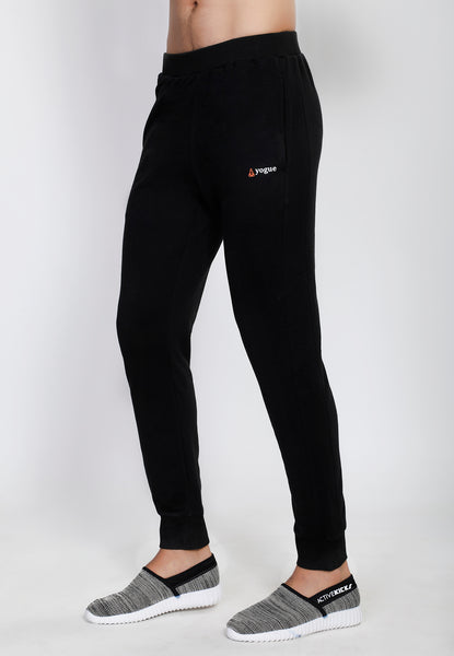 Solid Black French Terry Joggers