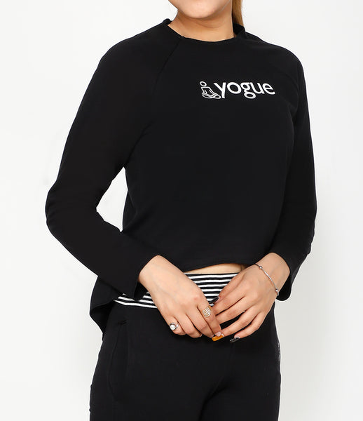 Onyx Asymmetric Full Sleeve Top