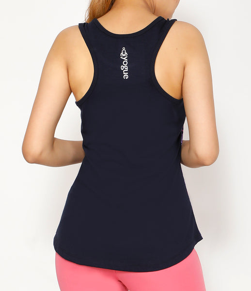 Purple Leopard Cotton Tank
