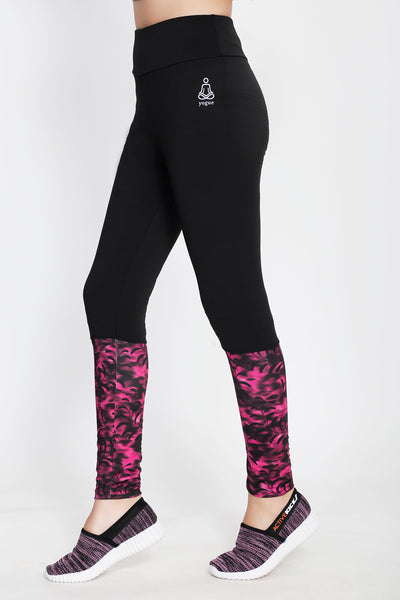 Black Pink 2Tone Tights