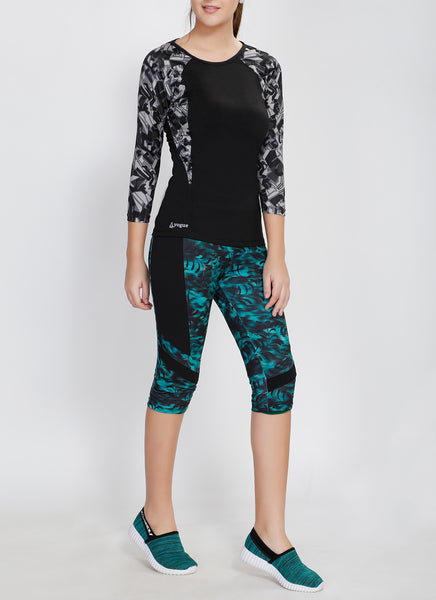 Green Tornado Capris
