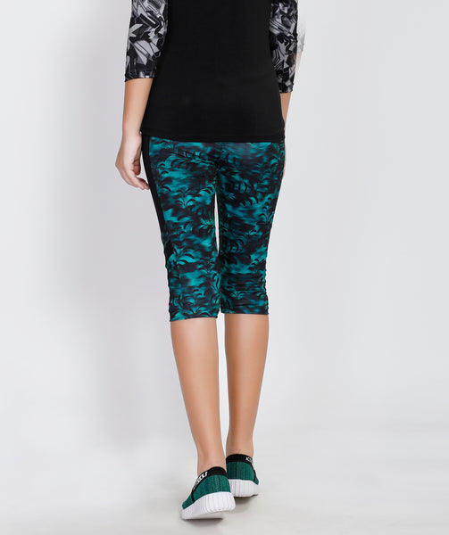 Green Tornado Capris
