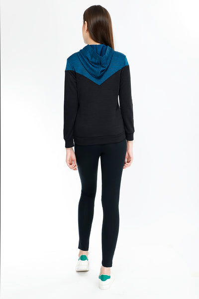 Black Tights with Green Detail