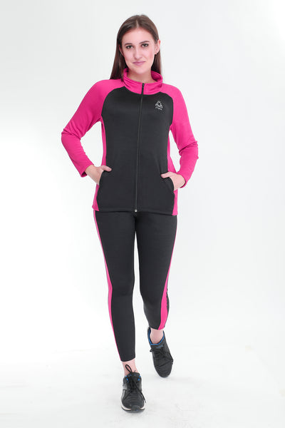 Pink and Black Tracksuit