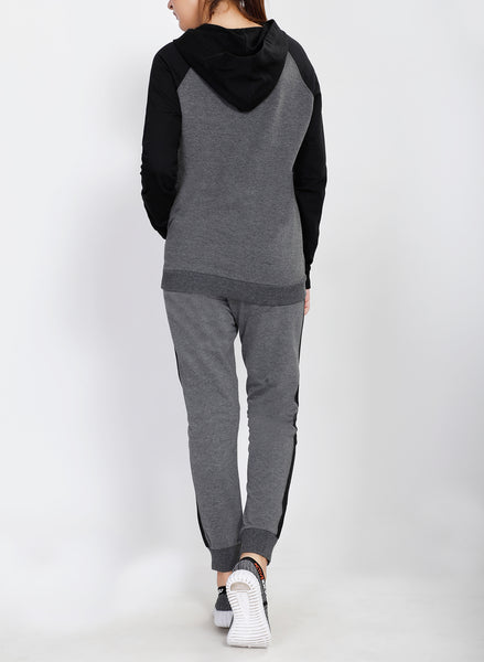 Dark Grey and Black Tracksuit