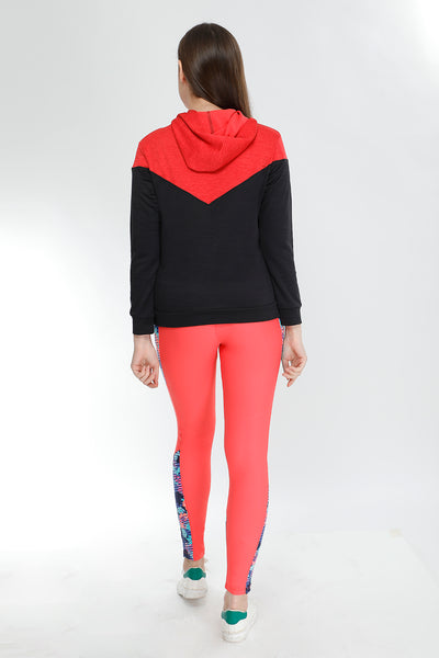 Black Red Hoodie