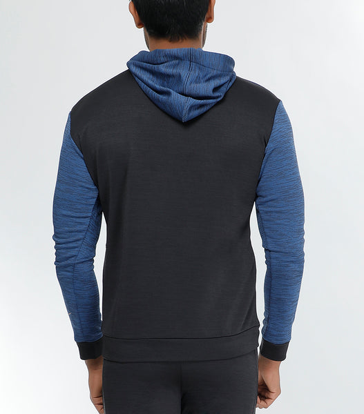Blue Black Hoodie