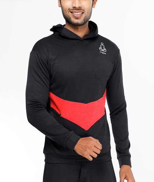 Black Red Hoodie